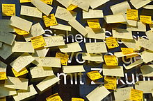 Post-Its at Occupy Zurich 2011
